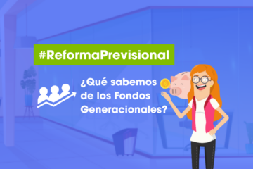 Fondos Generacionales en Chile: lo que se sabe y lo que falta por definir, con ilustración de ahorro previsional y pensiones.